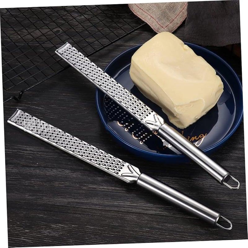 Stainless Steel Cheese Grater 3Pcs Set for Hard Cheese Vegetables Professional Kitchen Tool - Image 5